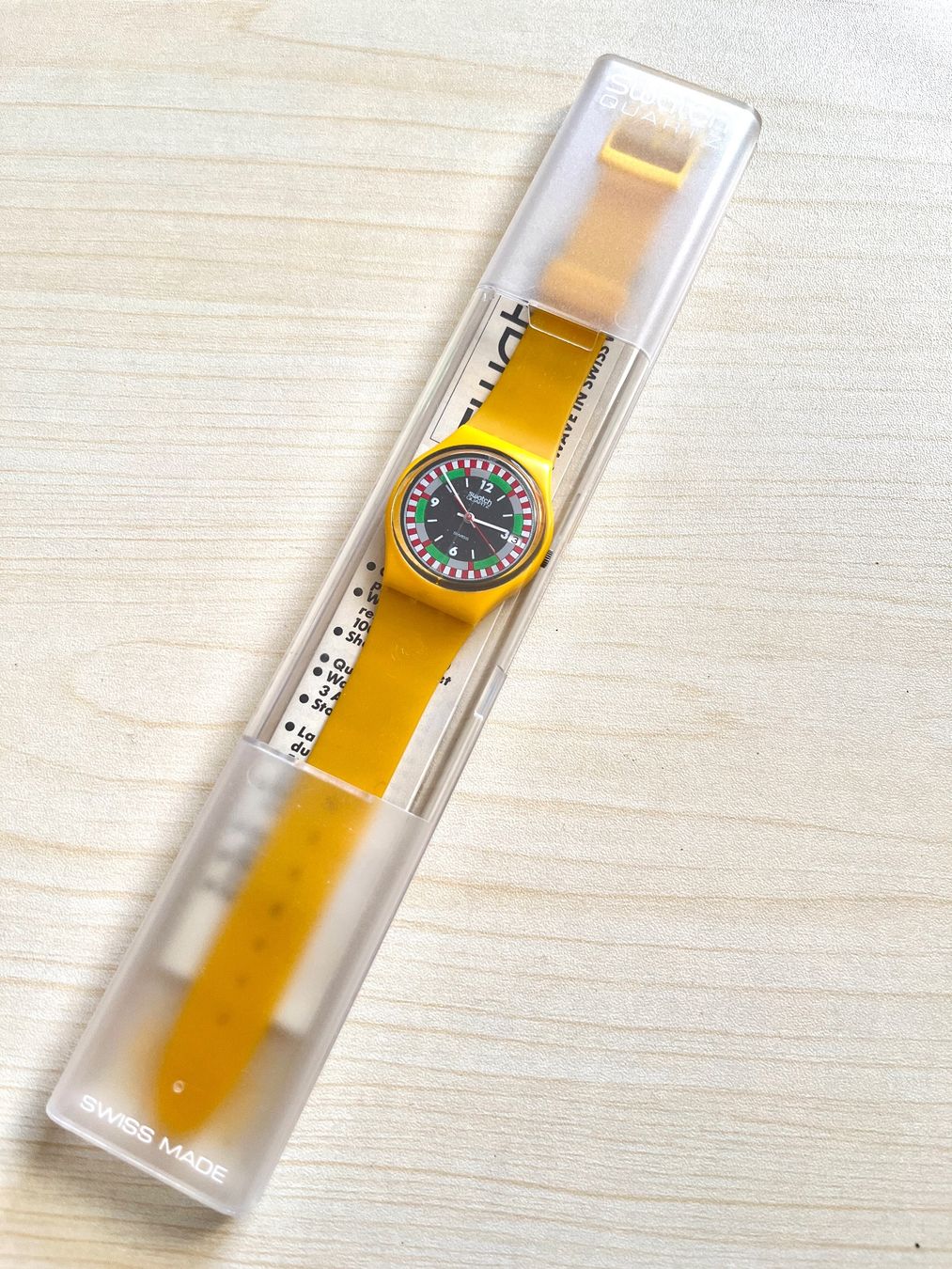 Swatch Orologi: Swatch Uhr, Vintage 1984, Gelb – Usato da Grenchen venduto da chththl 1
