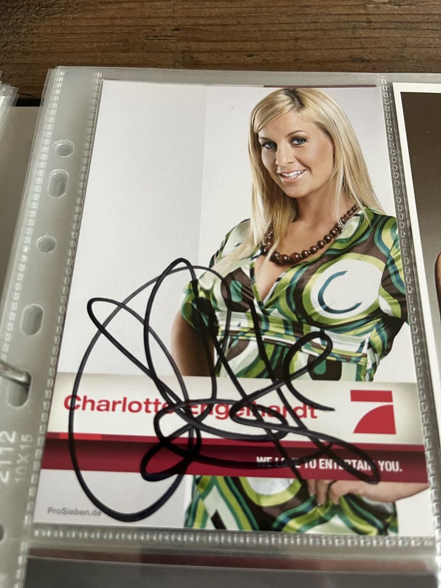 Autografi: Autogrammkarte Charlotte Engelhardt original – Usato da Widnau venduto da Spetz
