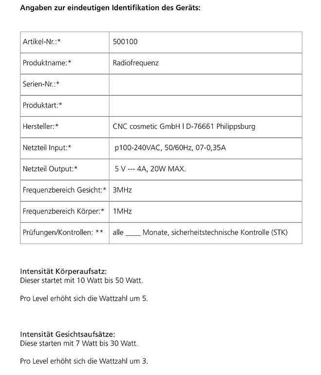 Medizinische Geräte: Radiofrequenz Gerät – Gebraucht aus Meilen von Roxanaunmsm 3
