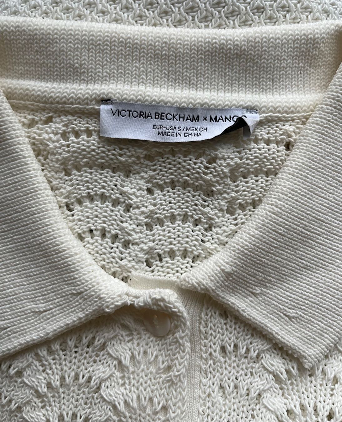 Victoria Beckham Top: Victoria Beckham x Mango süsses Poloshirt/Top – Nuovo (secondo la descrizione) da Jona venduto da vanessasupermarket20 9