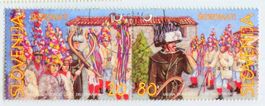 Briefmarken "Karneval". Slowenien.