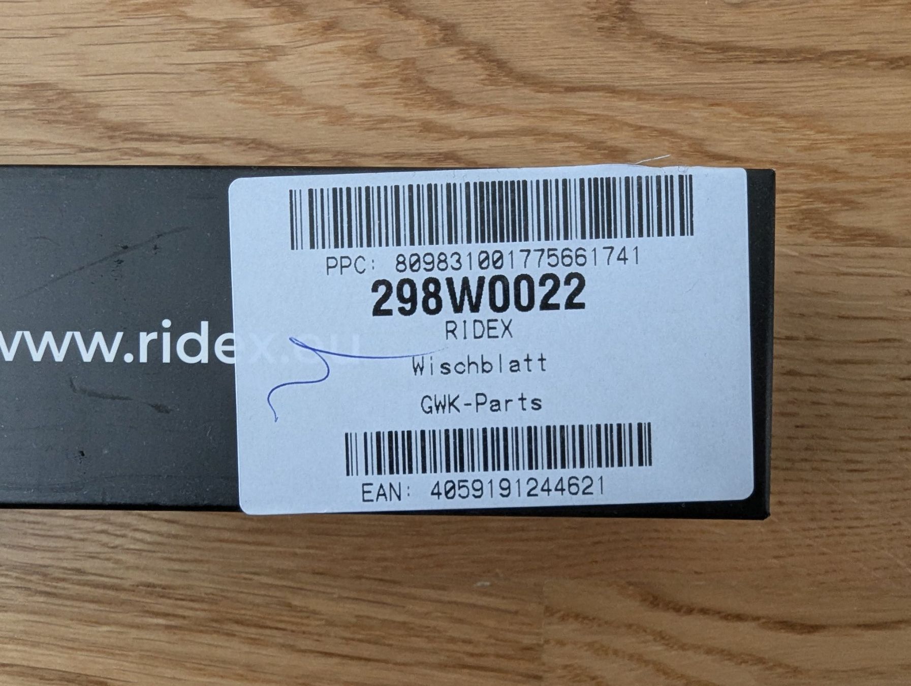 Alle Autoersatzteile: RIDEX Scheibenwischer 298W0022 – Neu (gemäss Beschreibung) aus Liestal von SirGatling 2