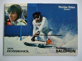 PERRINE PELEN AUTOGRAMMKARTE RARITÄT TOP