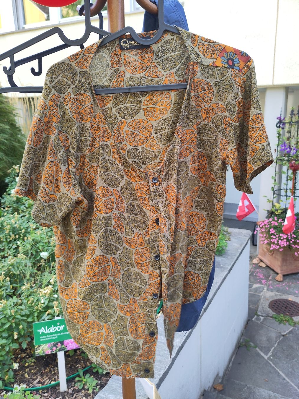 Camicette: Bluse orientalisch 100% Seide  – Usato da Basel venduto da Lucieandert