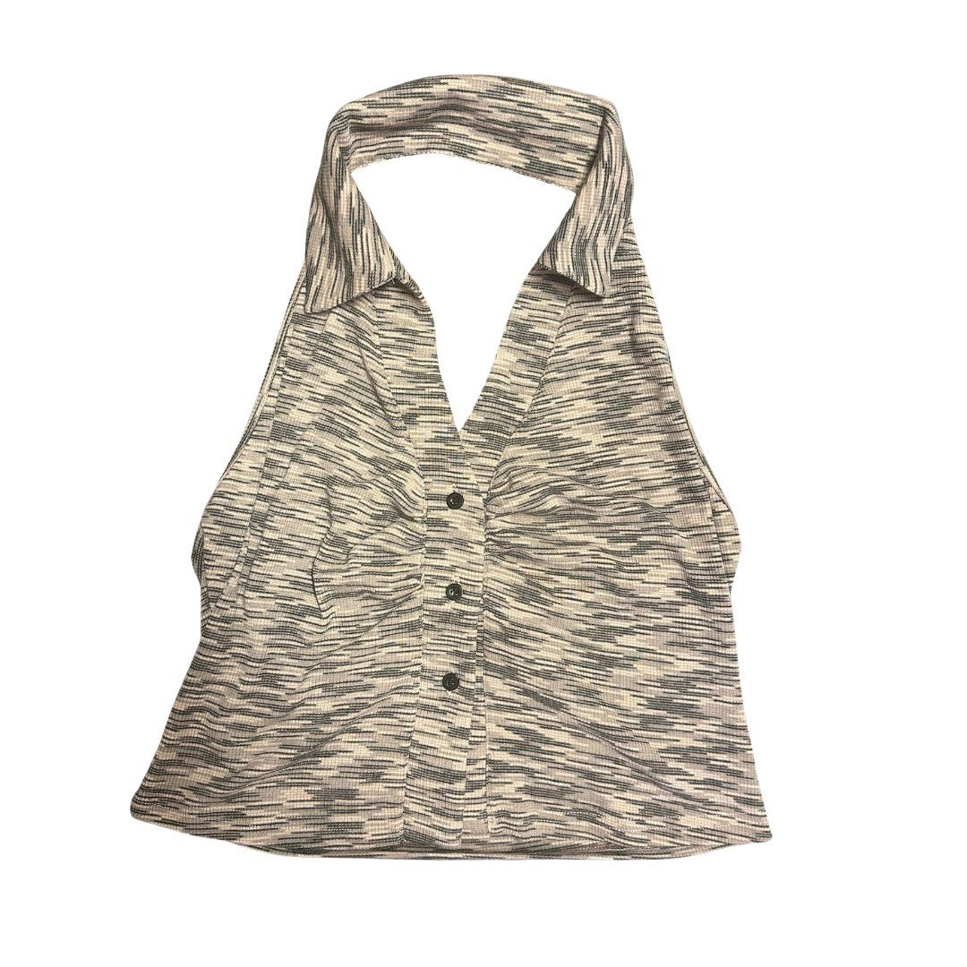 Tops: Banned Halter Button Top Abstract Print – Neuf avec emballage d'origine à Zofingen par JumpInVintage