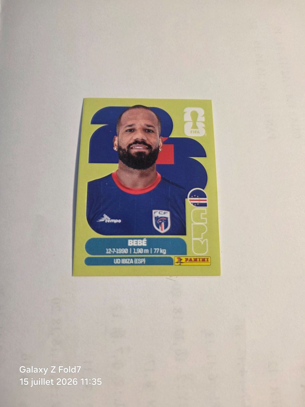 Panini Sammelbilder & Trading cards: Panini  2026 BEBE CPV 20 – Neu (gemäss Beschreibung) aus Grand-Lancy von Seo67
