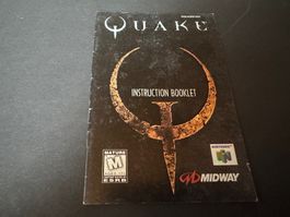 ANLEITUNG FÜR QUAKE NINTENDO 64 US