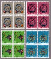 1980_B186-189_PRO PATRIA_HANDWERKERSCHILDER_Vb ** !