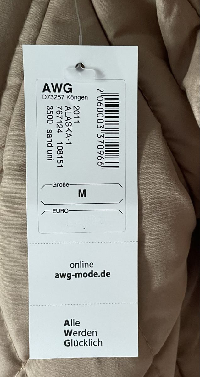 Jacken: Damen Jacke AWG Größe M Farbe Sand uni – Neu (gemäss Beschreibung) aus Obergösgen von File75 2