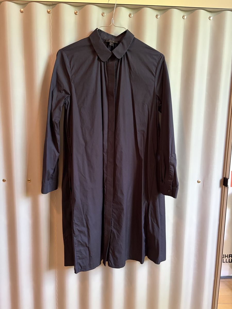 Cos Vestiti: COS - Hemdkleid - Bubikragen - durchgeknöpft – Usato da Zürich venduto da shopping07