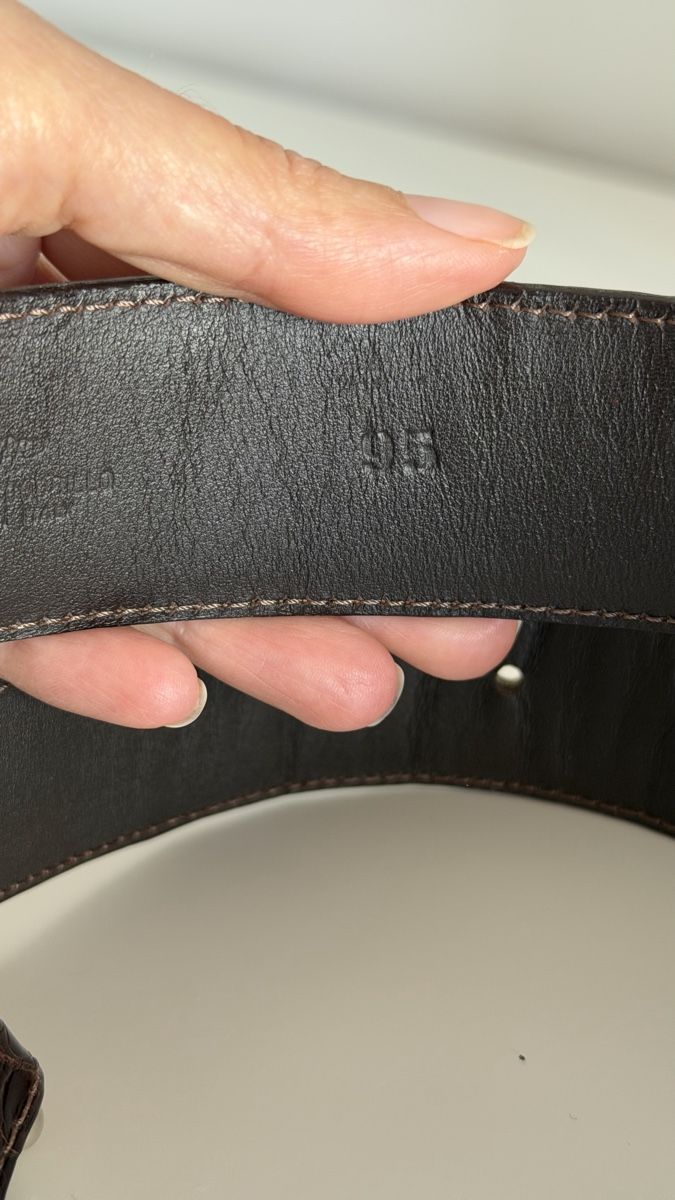 Cinture: Leather belt  – Nuovo (secondo la descrizione) da Paradiso venduto da viorea 6