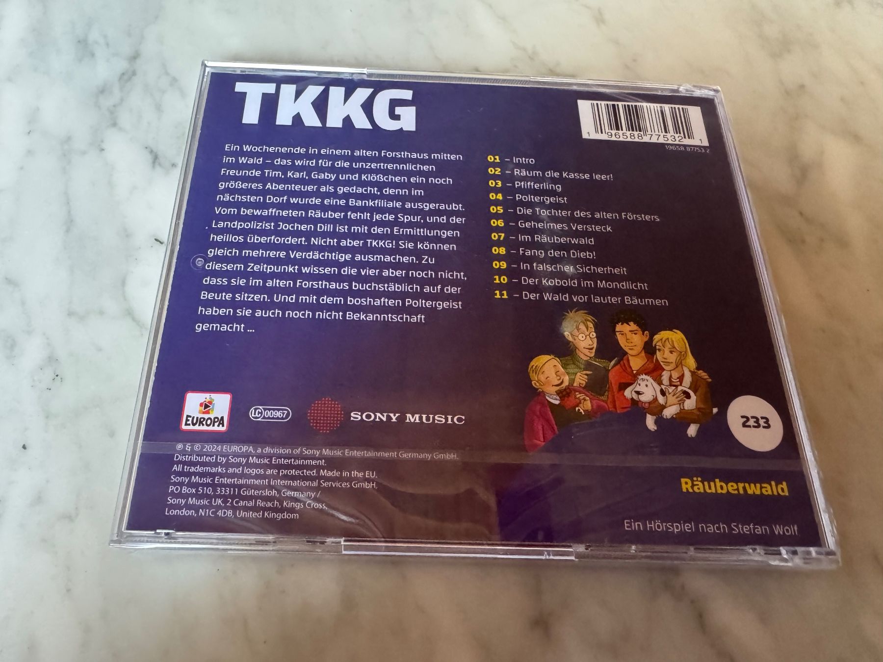 Audiolibri: TKKG Hörspiel "Räuberwald" von Stefan Wolf – Nuovo e nell'imballaggio originale da hägendorf venduto da twilightprincess 1