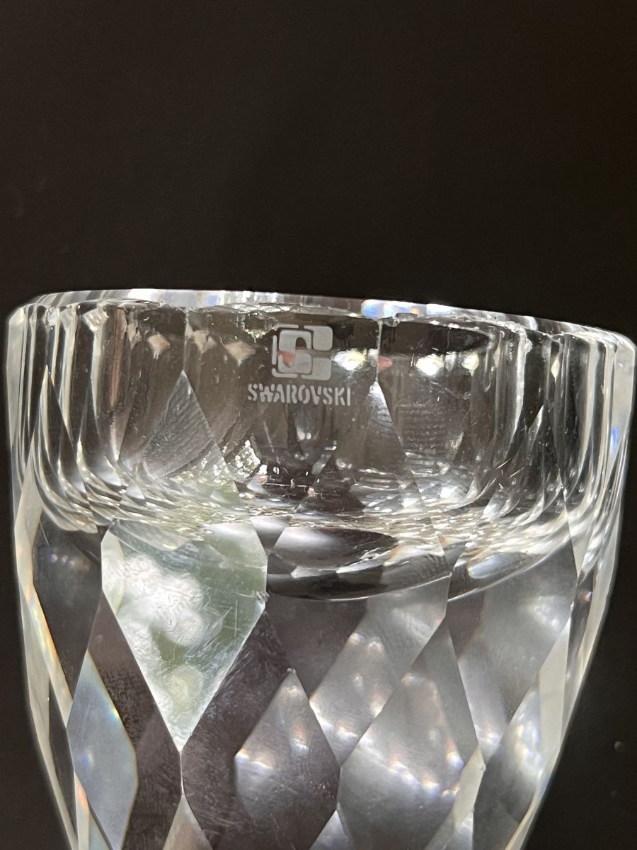 Swarovski Kerzenständer: Swarovski Kristall Kerzenhalter – Gebraucht aus Zürich von Nowstalgia 1