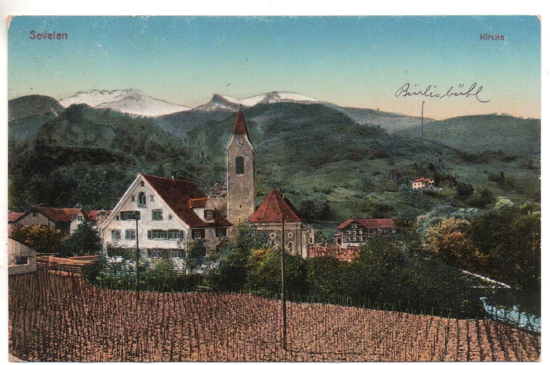 Cartoline postali: SEVELEN Kirche – Usato da Jona venduto da philajona