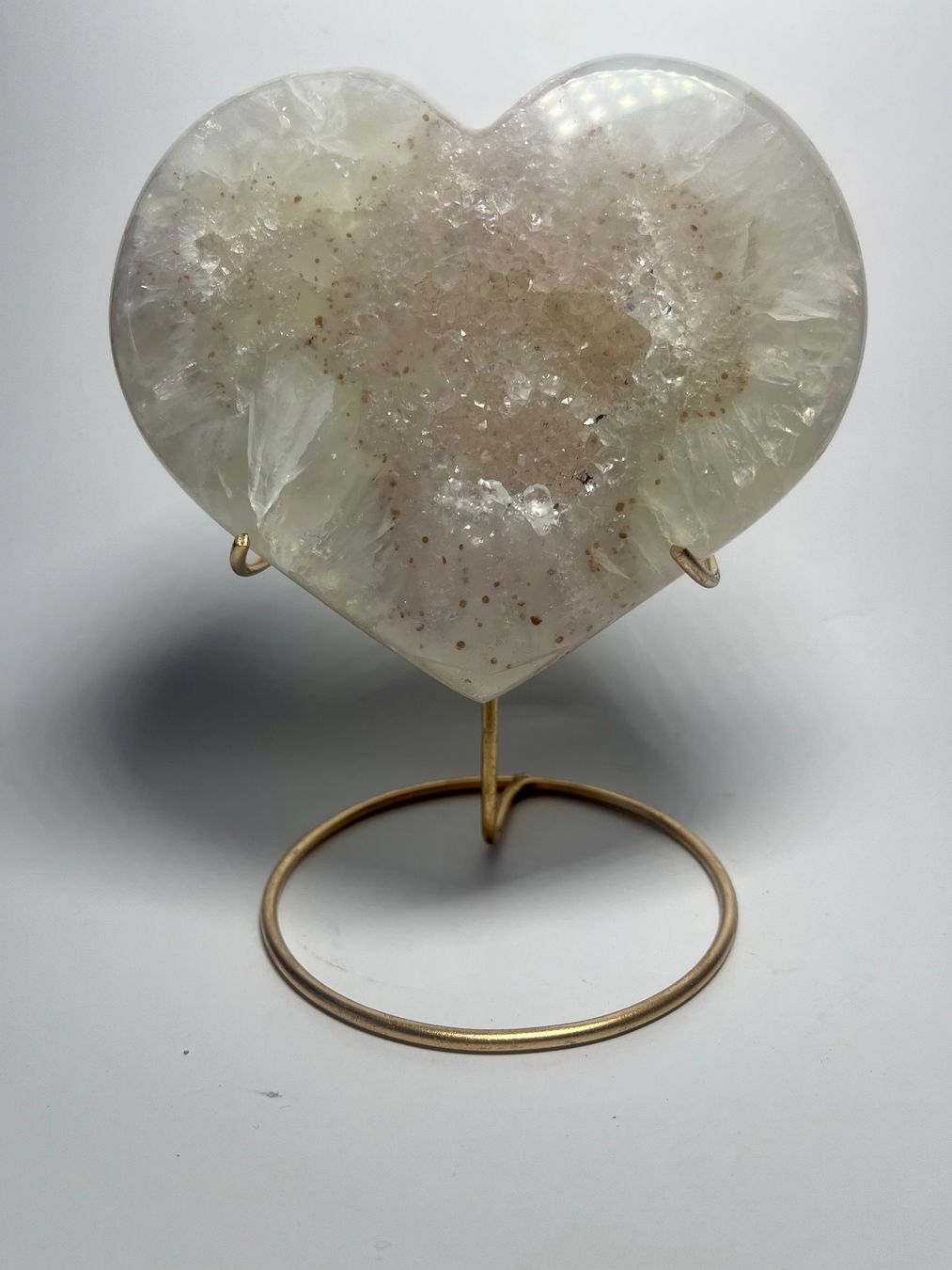 Minerali & Pietre curative: Quarz Herz - 855g, 13x11cm – Nuovo e nell'imballaggio originale da Zürich venduto da unique2010