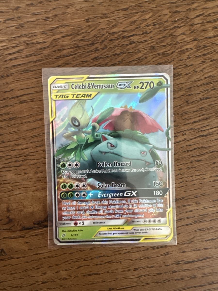 Cartoline: Celebi & Venusaur GX – Usato da Zollikon venduto da ale_x2b2
