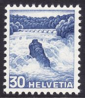SBK-Nr. 207y (Rheinfall 1936-1938) ungebraucht *
