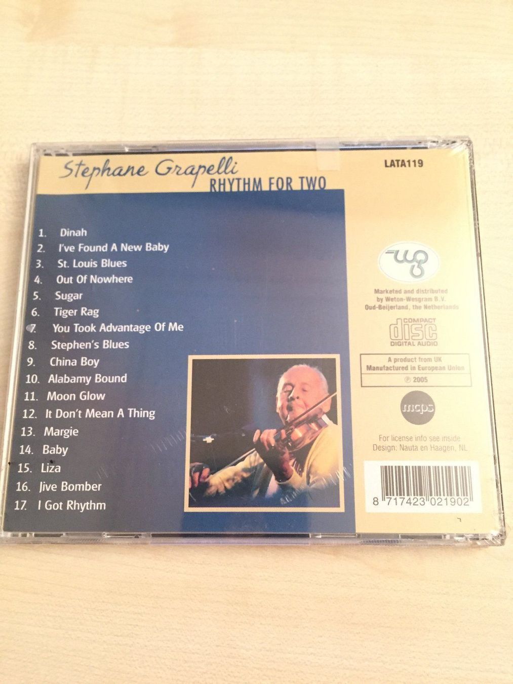 CD: Stephane Grapelli - Rhythm for Two – Nuovo e nell'imballaggio originale da Rüti ZH venduto da alumedien 1