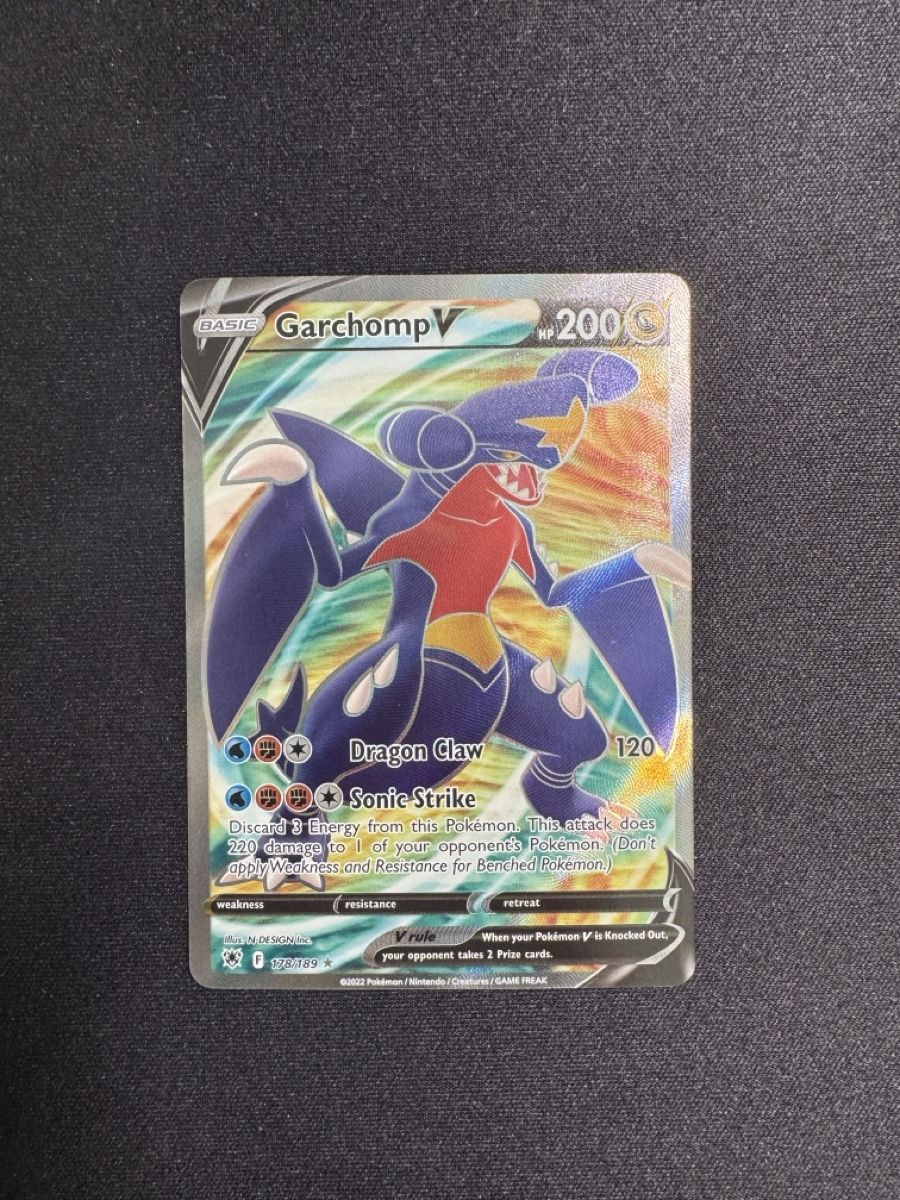 Pokémon Carte collezionabili: Garchomp V EN - Near Mint – Nuovo (secondo la descrizione) da Horgen venduto da ric_tz6s