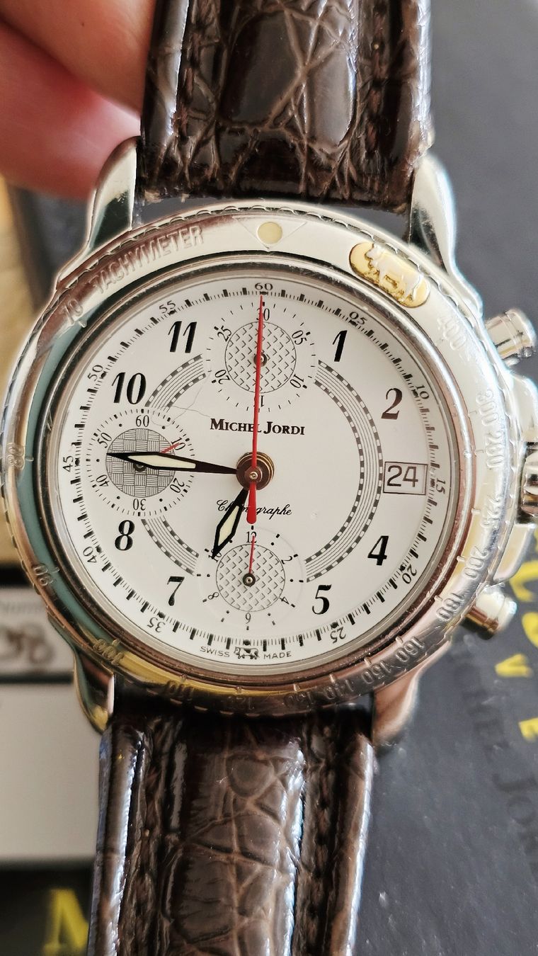 Michel Jordi Orologi: Michel Jordi ethno chrono valjoux – Usato da vevey venduto da Edwatch 1