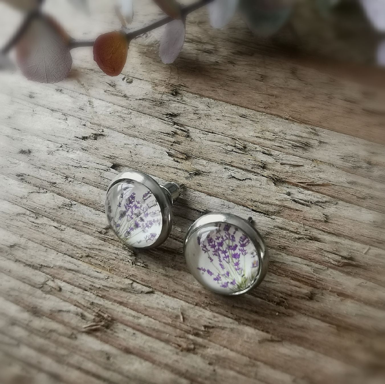 Boucles d'oreille: Ohrstecker Lavendel – Neuf (Voir description) à Obergerlafingen par Sigus