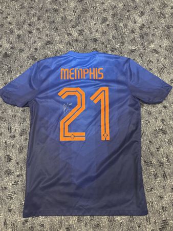 Memphis Depay signiertes National Trikot Niederlande Gr M