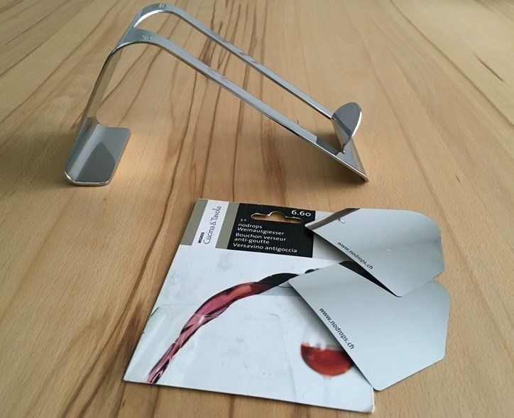 WMF Elettrodomestici da cucina: WMF Weingestell und 2x nodrops Weinausgiesser – Usato da Mellingen venduto da RigaOper