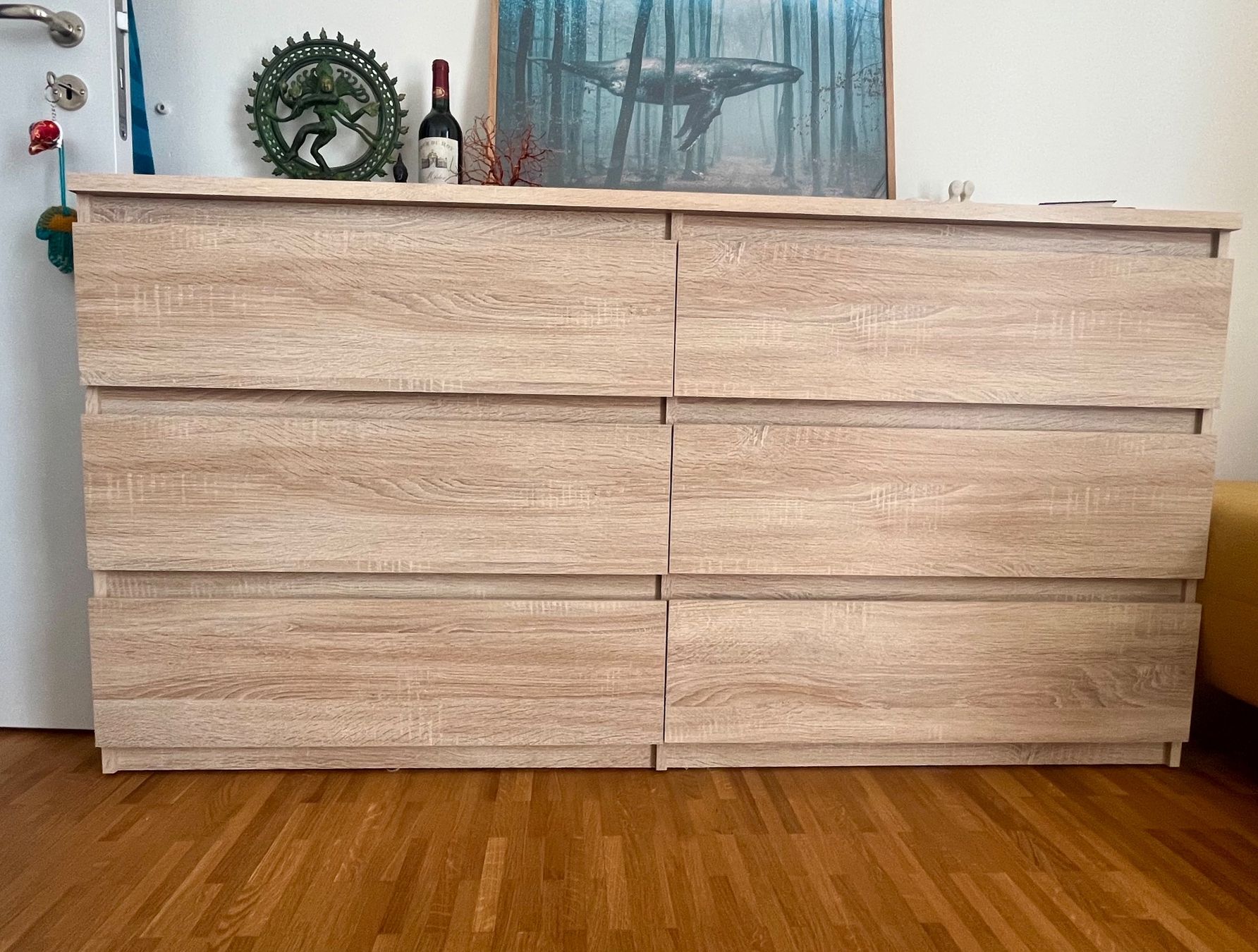 Cassettiere: Kommode in hellem Holzdesign, 6 Schubladen – Usato da Aarau venduto da M218