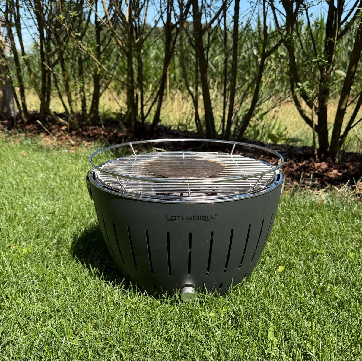 Grills: Lotus Grill anthrazit, Holzkohle – Gebraucht aus Attikon von Anomar01