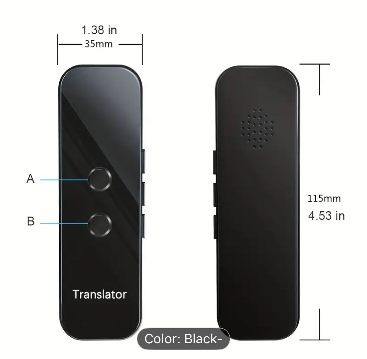 Registratori: Portable 137-Language Bluetooth Translator Device – Nuovo e nell'imballaggio originale da Bülach venduto da figop 1