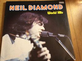 Neil Diamond Schallplatte World Hits LP Vinyl 1974