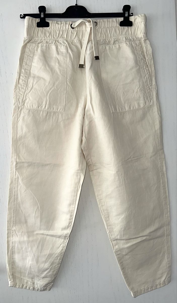 Zara Pantaloni: ZARA HOSE GR. S LEINEN neuwertig – Nuovo (secondo la descrizione) da Unteraegeri venduto da MH203