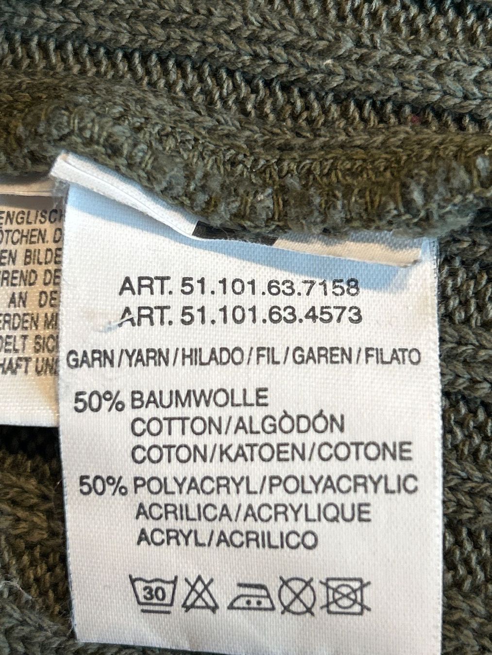 Gilet & Giacche: Strickweste oliv mit Nummer 1 von Knock Out Gr. XL – Usato da Brunnen venduto da Nala2929 8
