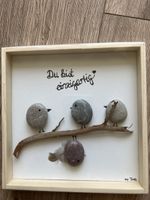 Steinbild einzigartig - Vögel