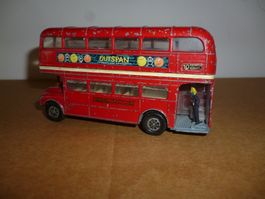 Corgi Toys London Bus Outspan gebraucht rot Metallmodell