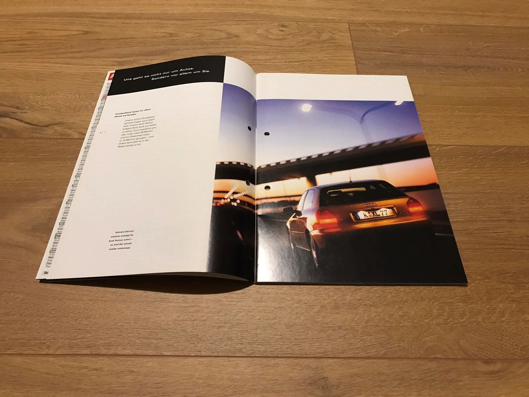 Audi Documenti: Audi A3 Prospekt 1998 / 1999 – Usato da Freienstein venduto da Golfbueb 4