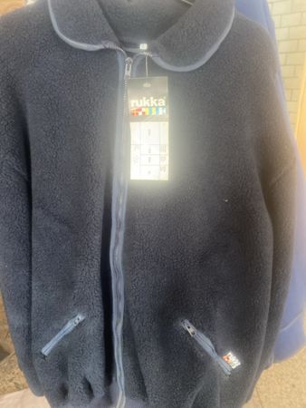 Rukka Faserpelz Jacke, XL, Dunkelblau - Kuschelig Warm!