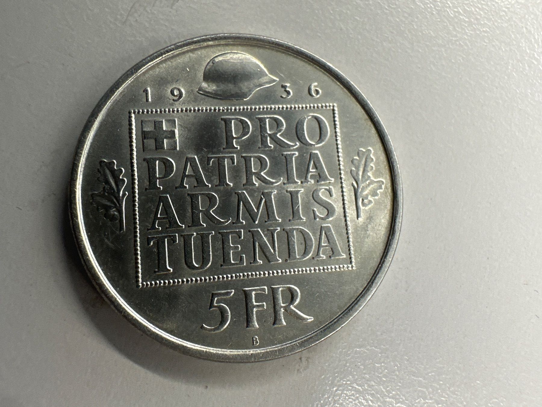 Tutti le monete: 5 Fr. Silber Schweiz Wehranleihe 1936 – Usato da Herisau venduto da herau 1