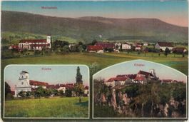 SO 34 Mariastein, Schloss, Kirche drei Bilder 1920
