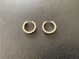 Creolen Ohrringe Edelstahl 4x20mm 
