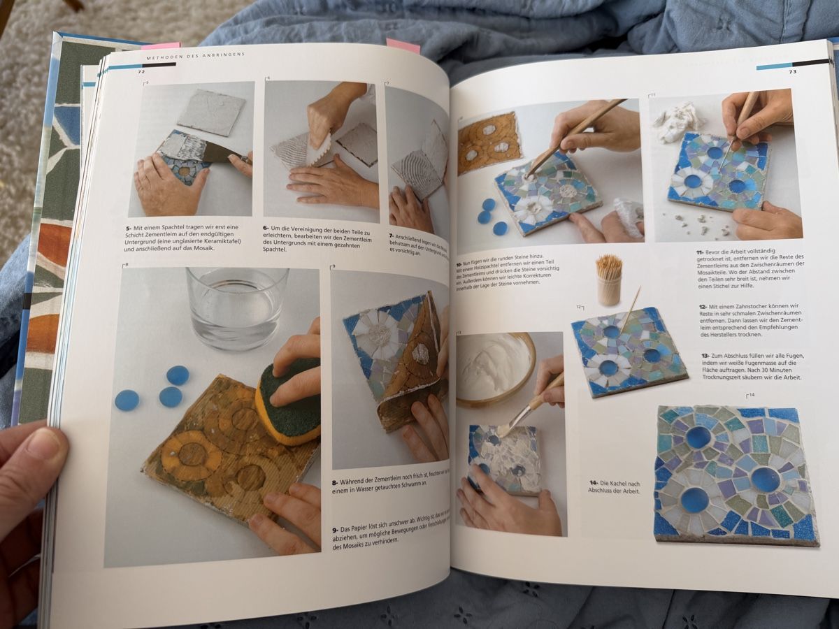 Libri: Mosaik Arbeiten - Dekorative Techniken – Usato da Aarau venduto da Tam6 5