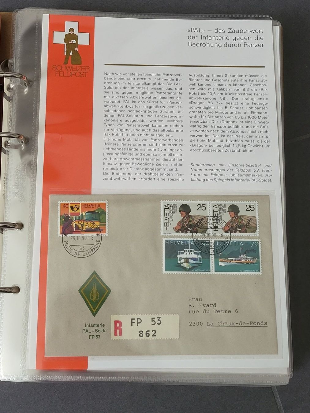 Tutti i francobolli: Briefmarkenalbum Schweizer Feldpost – Nuovo (secondo la descrizione) da Weinfelden venduto da michaelino 3