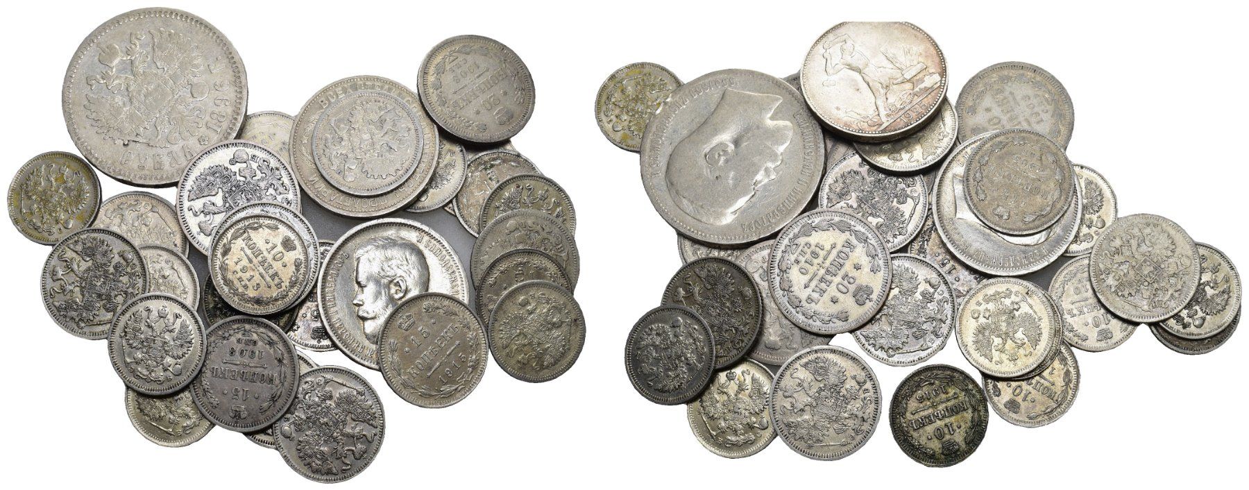 Tutti le monete: Russland Lot Silber – Usato da Bern venduto da numismatictops