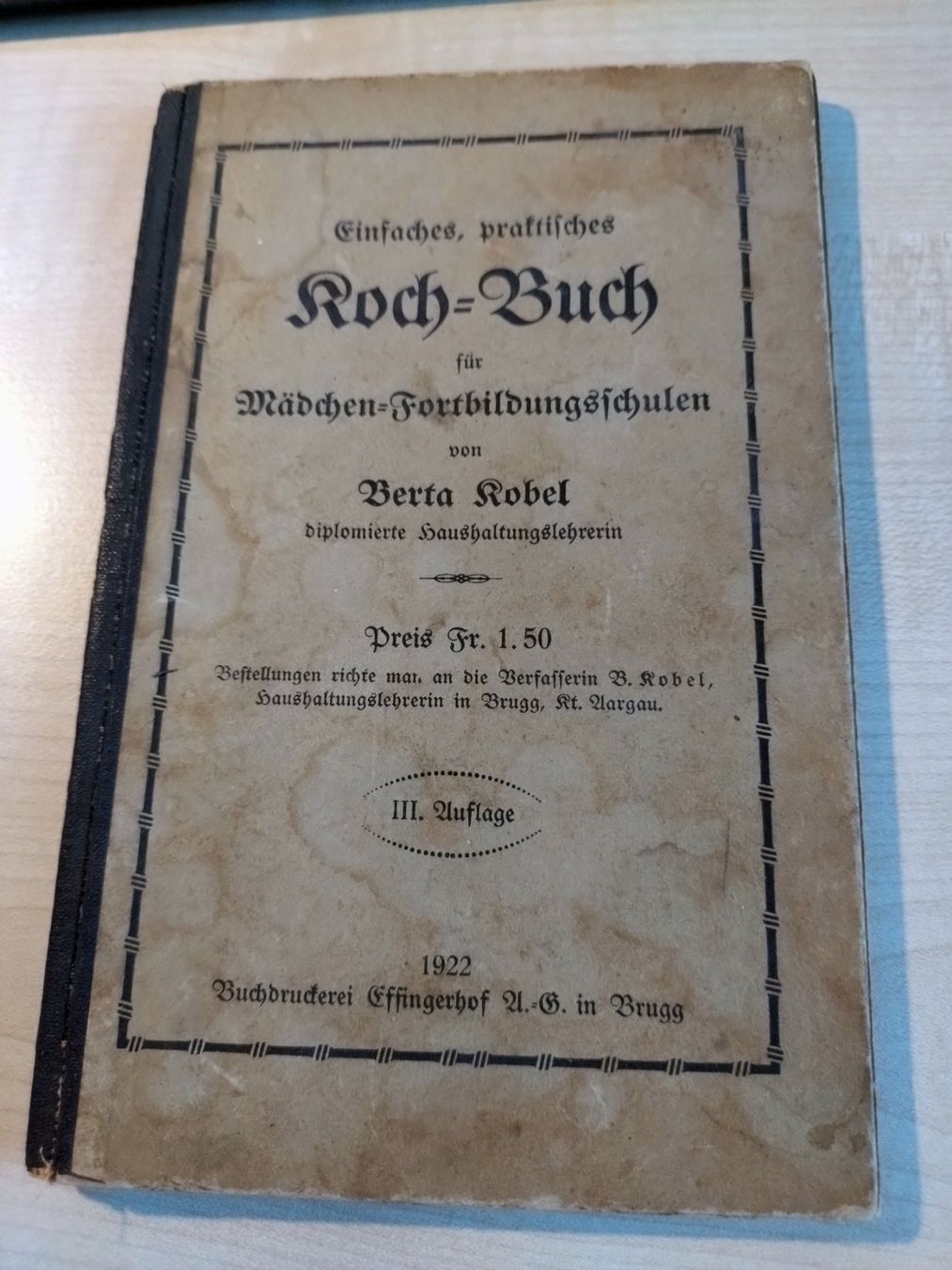 Libri: Berta Kobel  Koch=Buch – Usato da Vordemwald venduto da ald_z79j
