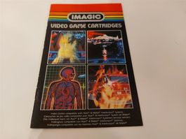 2x Atari Video Game Cartridge Catalog
