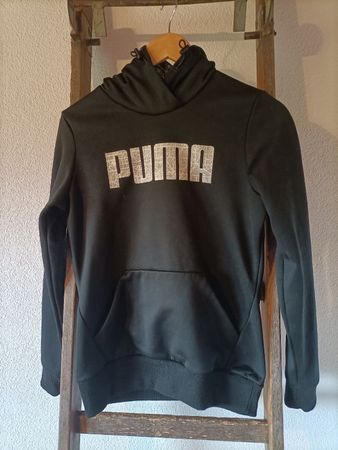 Puma Kapuzenpullover Schwarz Gr. 36