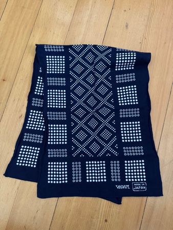 Visvim Japan indigo Tuch Bandana Foulard