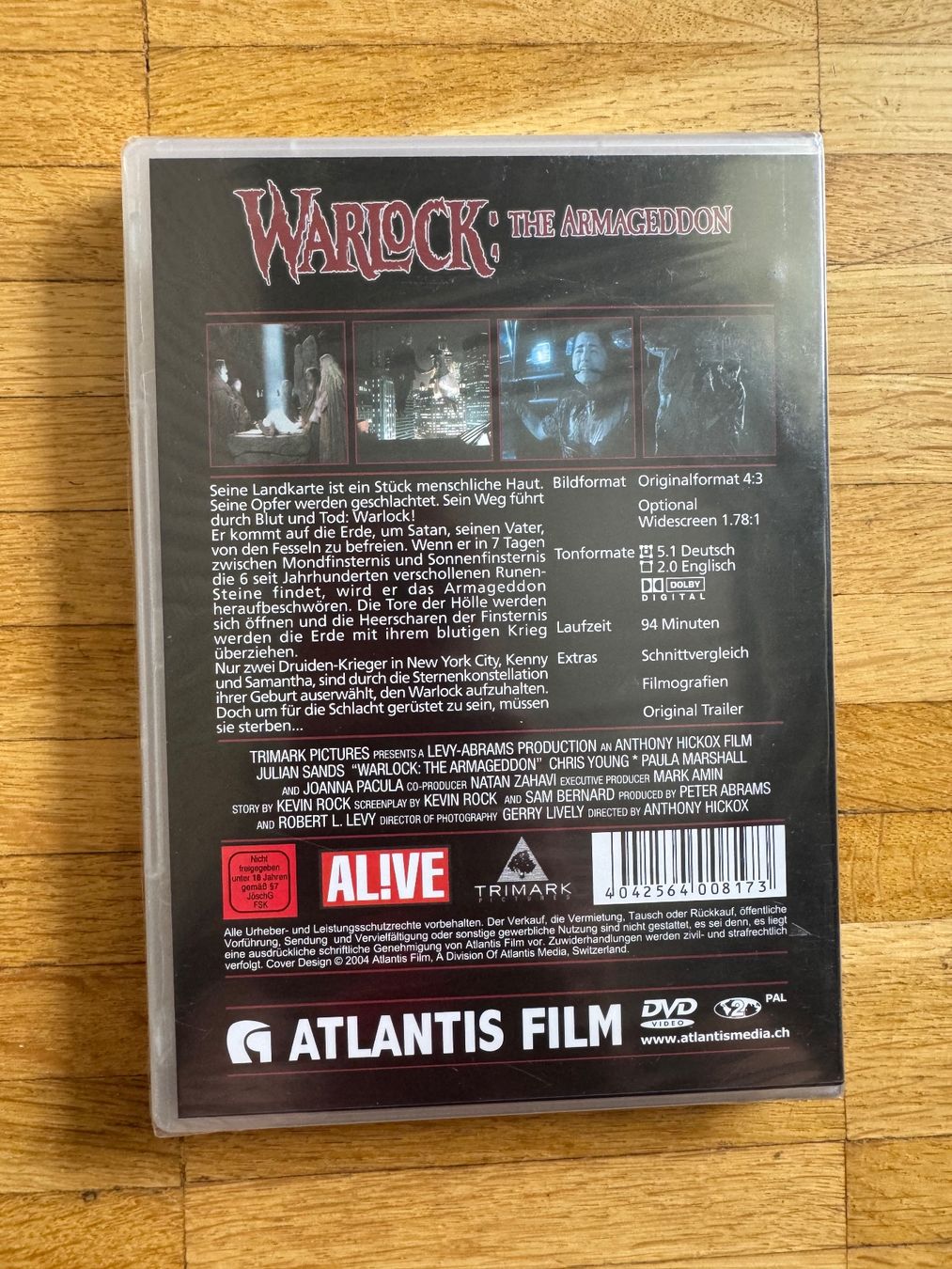 Tutti i DVDs: WARLOCK: THE ARMAGEDDON. (DVD) OVP – Nuovo e nell'imballaggio originale da Basel venduto da san_2qlq 1