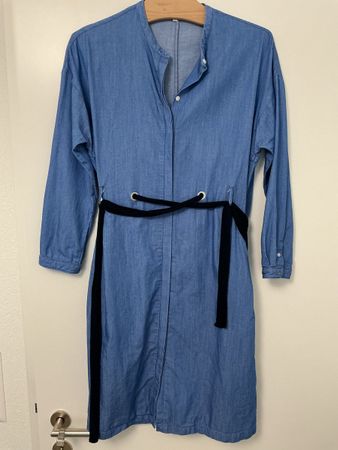 Lee Jeans Kleid Gr. S, Hemdkleid mit Gürtel, Top Zustand!
