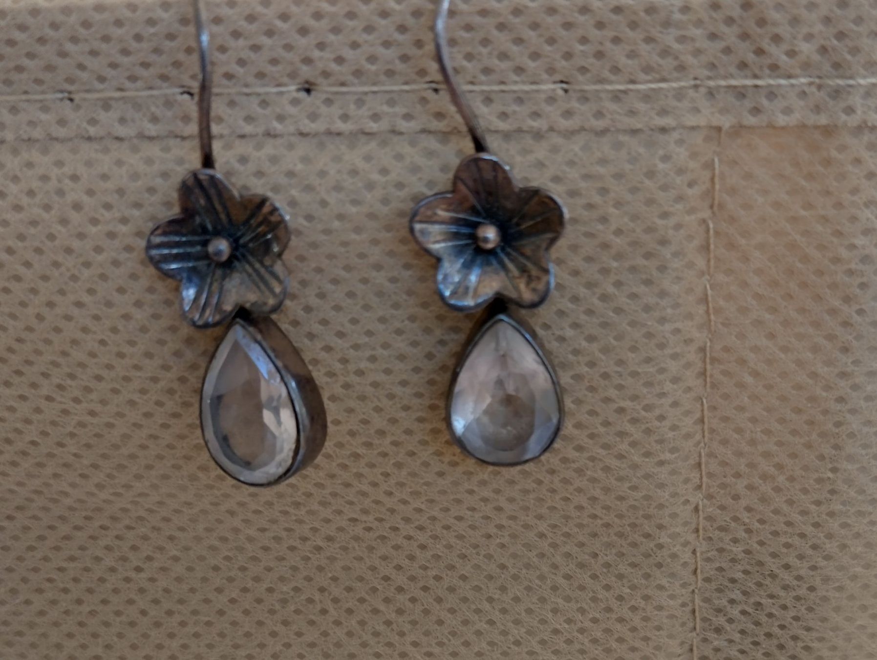 Orecchini pendenti & Orecchini a lobo: VINTAGE BLUMEN OHRRINGE IN SILBER 925 – Usato da Romanshorn venduto da Glitzer-Paradies 1